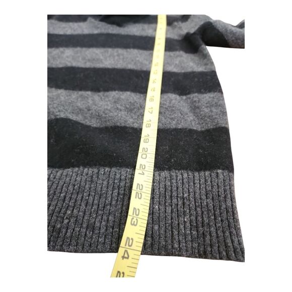 J.Crew 100% lambswool shawl neck striped sweater Small Cozy Quiet Luxury School - Picture 5 of 9